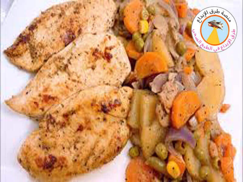 صدور الدجاج بطريقة لذيذة للدايت